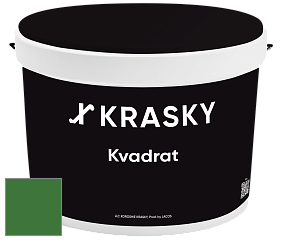 Краска X2B Kvadrat X Krasky матовая краска для потолков глубокого чёрного цвета цвет RAL 6010 