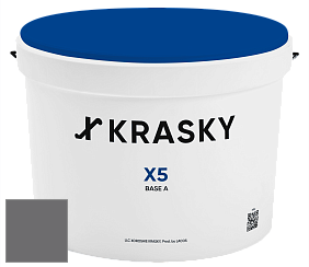 Краска X5 X Krasky матовая краска для стен и потолков цвет NCS S 6502-R50B 