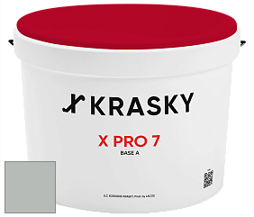 Краска X Pro 7 X Krasky матовая краска для стен и потолков цвет NCS S 2502-G 