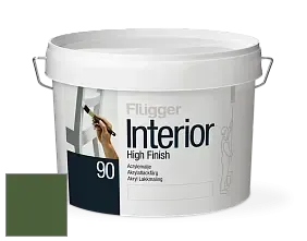 Краска Flugger Interior High Finish 90 акриловая глянцевая эмаль цвет NCS S 5540-G30Y 