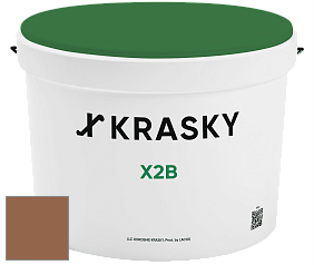 Краска X2B X Krasky глубокоматовая краска для потолков цвет NCS S 5030-Y40R 