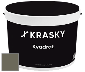 Краска X2B Kvadrat X Krasky матовая краска для потолков глубокого чёрного цвета цвет 5318 