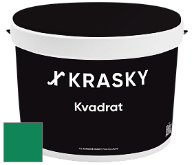 Краска X2B Kvadrat X Krasky матовая краска для потолков глубокого чёрного цвета цвет RAL 6032 