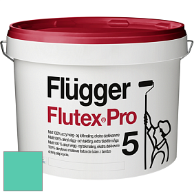 Краска Flugger Flutex Pro 5 матовая краска цвет NCS S 1050-B80G 
