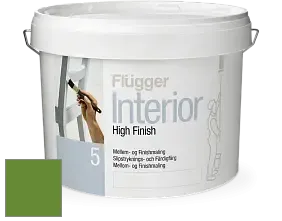 Краска Flugger Interior High Finish 5 матовая акриловая краска-грунт цвет NCS S 2570-G30Y 