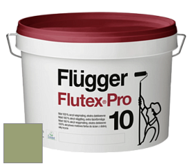Краска Flugger Flutex Pro 10 матовая моющаяся краска цвет NCS S 3030-G40Y 