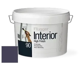 Краска Flugger Interior High Finish 90 акриловая глянцевая эмаль цвет NCS S 7020-R60B 