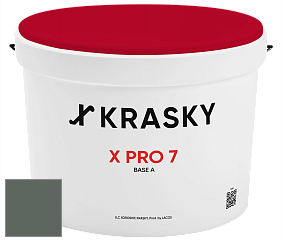 Краска X Pro 7 X Krasky матовая краска для стен и потолков цвет NO.99 