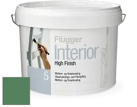 Краска Flugger Interior High Finish 5 матовая акриловая краска-грунт цвет NCS S 4040-G10Y 