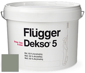 Краска Flugger Dekso 5 матовая краска цвет 4507 
