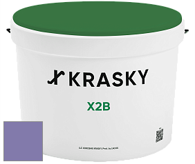 Краска X2B X Krasky глубокоматовая краска для потолков цвет NCS S 3040-R60B 