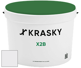 Краска X2B X Krasky глубокоматовая краска для потолков цвет NCS S 0502-R50B 