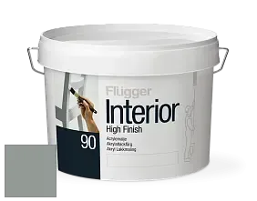 Краска Flugger Interior High Finish 90 акриловая глянцевая эмаль цвет NCS S 4005-G 