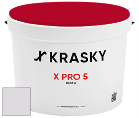 Краска X PRO 5 X Krasky матовая краска для стен и потолков цвет NCS S 1005-R40B 