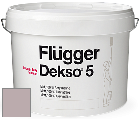 Краска Flugger Dekso 5 матовая краска цвет 4405 
