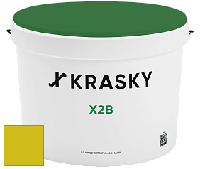 Краска X2B X Krasky глубокоматовая краска для потолков цвет NCS S 1075-G70Y 