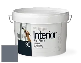 Краска Flugger Interior High Finish 90 акриловая глянцевая эмаль цвет NCS S 6010-R70B 