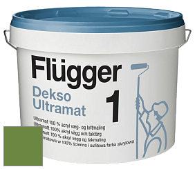 Краска Flugger Dekso 1 ультраматовая краска цвет NCS S 3060-G30Y 