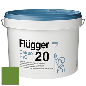 Краска Flugger Dekso H2O 20 полуматовая краска цвет NCS S 2570-G30Y 