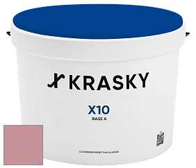 Краска X10 X Krasky шелковисто-матовая краска для стен и потолков цвет 2416 