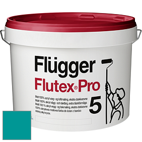 Краска Flugger Flutex Pro 5 матовая краска цвет NCS S 2555-B40G 