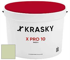 Краска X Pro 10 X Krasky матовая краска для стен и потолков цвет NCS S 1020-G40Y 
