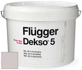 Краска Flugger Dekso 5 матовая краска цвет 5404 