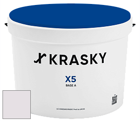 Краска X5 X Krasky матовая краска для стен и потолков цвет NCS S 0804-R30B 