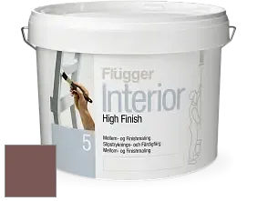 Краска Flugger Interior High Finish 5 матовая акриловая краска-грунт цвет NCS S 6020-Y90R 