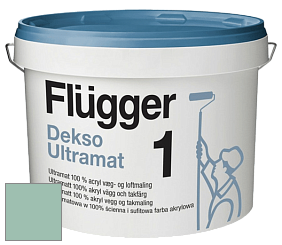 Краска Flugger Dekso 1 ультраматовая краска цвет NCS S 2020-B90G 