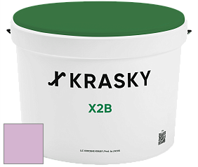 Краска X2B X Krasky глубокоматовая краска для потолков цвет NCS S 1030-R40B 