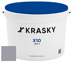 Краска X10 X Krasky шелковисто-матовая краска для стен и потолков цвет 5475 