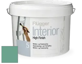 Краска Flugger Interior High Finish 5 матовая акриловая краска-грунт цвет NCS S 3030-B90G 