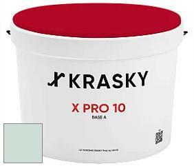 Краска X Pro 10 X Krasky матовая краска для стен и потолков цвет NCS S 1010-B90G 