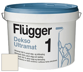 Краска Flugger Dekso 1 ультраматовая краска цвет NCS S 0603-Y20R 