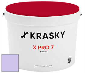 Краска X Pro 7 X Krasky матовая краска для стен и потолков цвет 1442 