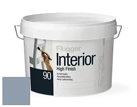 Краска Flugger Interior High Finish 90 акриловая глянцевая эмаль цвет 4456 
