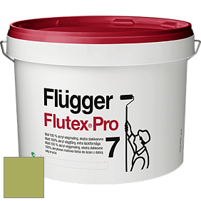 Краска Flugger Flutex Pro 7 матовая краска цвет NCS S 2050-G50Y 