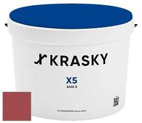 Краска X5 X Krasky матовая краска для стен и потолков цвет 2408 
