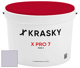 Краска X Pro 7 X Krasky матовая краска для стен и потолков цвет 4433 