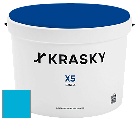 Краска X5 X Krasky матовая краска для стен и потолков цвет NCS S 1060-B 