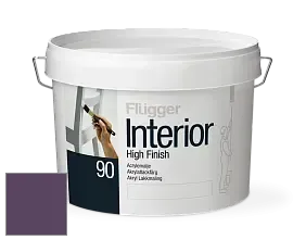 Краска Flugger Interior High Finish 90 акриловая глянцевая эмаль цвет NCS S 6030-R50B 