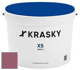 Краска X5 X Krasky матовая краска для стен и потолков цвет 2428 