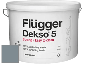 Краска Flugger Dekso 5 матовая краска цвет 5526 