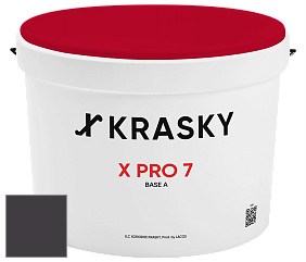 Краска X Pro 7 X Krasky матовая краска для стен и потолков цвет NCS S 8505-R50B 