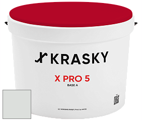 Краска X PRO 5 X Krasky матовая краска для стен и потолков цвет NCS S 1002-G 