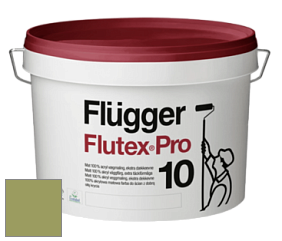 Краска Flugger Flutex Pro 10 матовая моющаяся краска цвет NCS S 3040-G50Y 