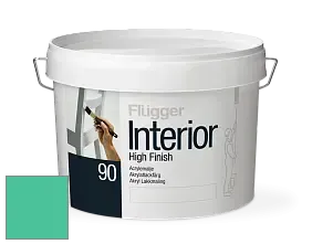 Краска Flugger Interior High Finish 90 акриловая глянцевая эмаль цвет NCS S 1055-B90G 