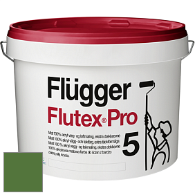 Краска Flugger Flutex Pro 5 матовая краска цвет RAL 6025 