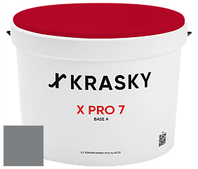 Краска X Pro 7 X Krasky матовая краска для стен и потолков цвет NCS S 5502-B 